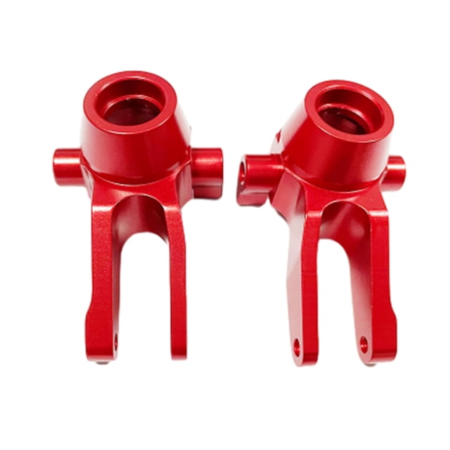 Tholdsy Bloque de dirección de 2 piezas para coche deportivo plano ARRMA 1/8 Bloque de dirección fácil de instalar para ARRMA 1/8 Kits de construcción modelo rojo