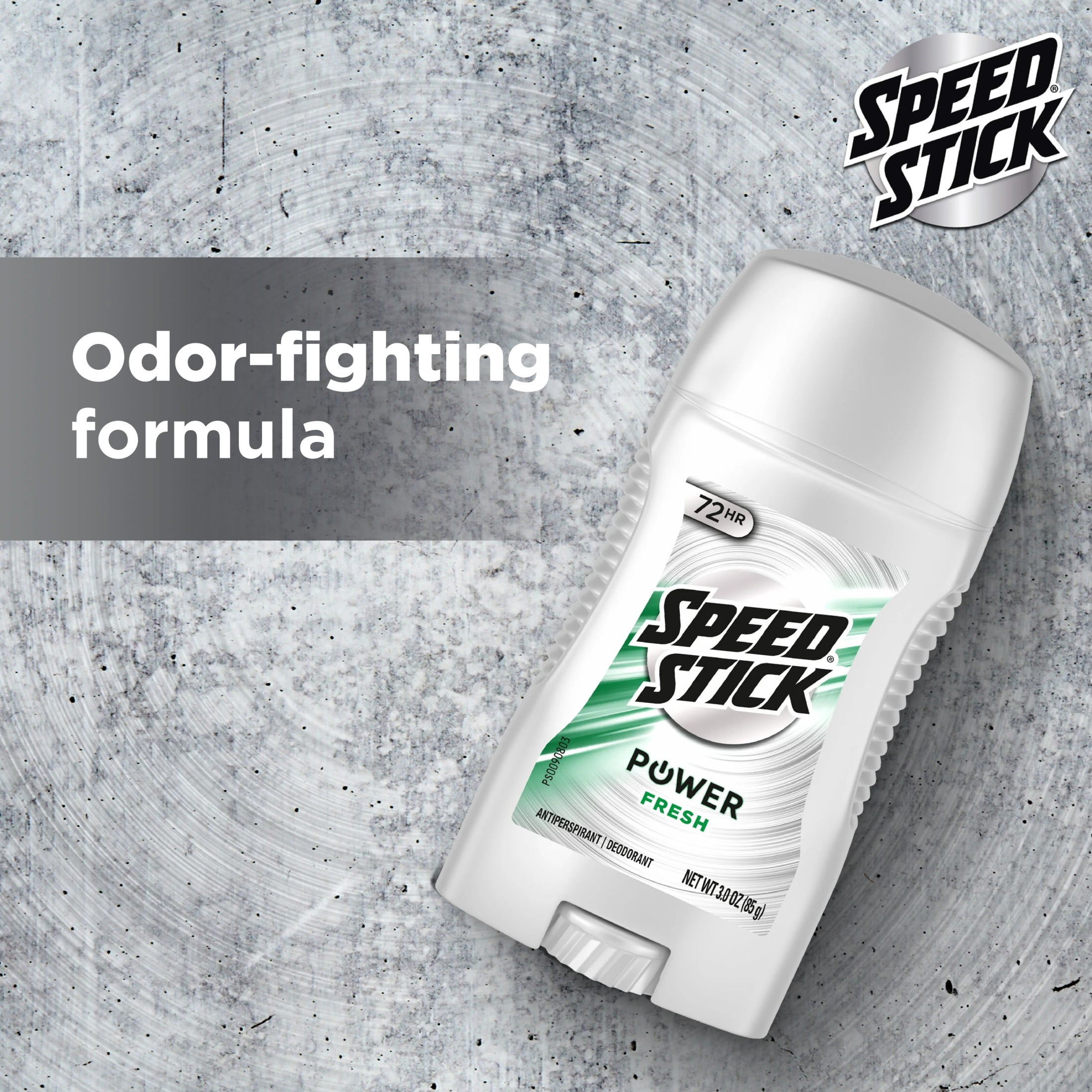 Speed Stick Power Antiperspirant Deodorant for Men, Fresh Scent, 3.0 oz Stick (4 Pack)