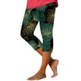 thumbnail image 2 of Green Women's Leggings, Leggings For Womens Summer Casual Sports Yoga Pants Tight Cropped Pants,Women's Legging 3XL, 2 of 5