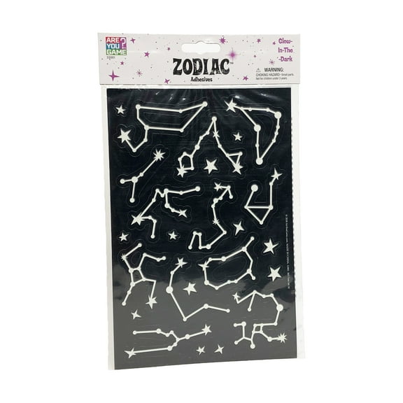 Glow-in-the-Dark Zodiac Adhesives