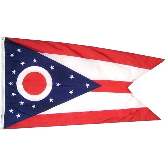 Ohio - 5'X8' Nylon Flag