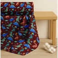 thumbnail image 4 of Soimoi Red Cotton Poplin Fabric Balloon & Dinosaur Kids Print Sewing Fabric Yard 56 Inch Wide, 4 of 7