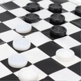 thumbnail image 3 of Jeu de dames empilables en plastique noir et blanc, jeu de dames avec boîte transparente, pour les enfants de 3 ans et plus, 3 of 4