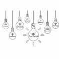 thumbnail image 1 of Cuadro Decorativo de Metal con Diseño focos Extra grande, 1 of 4