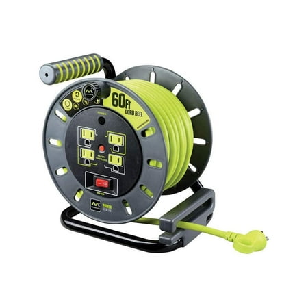 

OMA601114G4SL-US 60 Cord Reel Lime Green (Colors May Vary) 60 Ft
