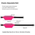 thumbnail image 5 of Slim Running Belt Fanny Pack,Fitness Workout Exercise Waist Bag Ultra Light Runners Belt Travel Money Belt for Men Women, 5 of 9