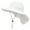 White, variant on Yoyauz Children's Sun Hat UPF50+ Sunscreen Bucket Hat Toddler Summer Beach Play Cap with Neck Flap
