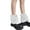 White, variant on Women Aesthetic Fuzzy Leg Warmer Boot Cuffs Japanese Styles Letter Label Boot Covers Footless Short Socks Streetwear