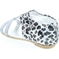 thumbnail image 3 of Melton Girls Fashion Glitter Leopard Flat Sandals, 3 of 7