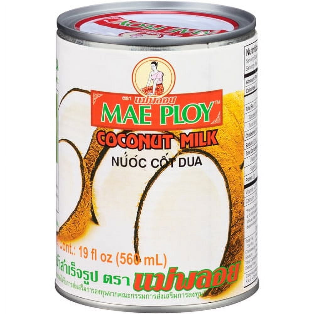 (6 pack) Mae Ploy Coconut Milk, 19 fl oz