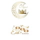 thumbnail image 1 of Eid Mubarak Decor Ramadan Pegatinas De Pared Suministros Para Fiestas Calcomanía Para Ventana 46x46CM+Eid Mubarak Decor Ramadan Pegatinas De Pared Suministros Para Fiestas Ventana Calcomanía Sunnimix none, 1 of 8