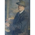 thumbnail image 3 of Alexander Demetrius Goltz 14x18 Black Modern Framed Museum Art Print Titled - My Reflection (1910), 3 of 5