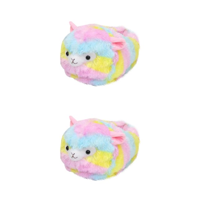 Qarigey Women Mens Lamb Soft Plush Slippers Shoes Winter Cartoon Sheep House Warm Type1 NO1