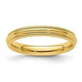 thumbnail image 6 of 14K Yellow Gold 3mm Milgrain Comfort Fit Band Ring Size 7.5, 6 of 6
