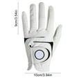 thumbnail image 3 of SHIMELE Left Handed Golf Gloves Slip Proof Durable Lambskin Breathable All Season Sports Gear for Enhanced Grip and Comfort, 3 of 6