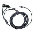 thumbnail image 2 of Cable De Alimentación CC 3 En 1, PD30W QC3.0 Puertos De 18W Cable De Alimentación CC Para Encendedor De Cigarros De 6.6 Pies Pantalla Digital Cable 18AWG Para Mini Plato, 2 of 7