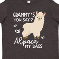 thumbnail image 4 of Inktastic Grammy's You Say Alpaca My Bags Boys or Girls Toddler T-Shirt, 4 of 5