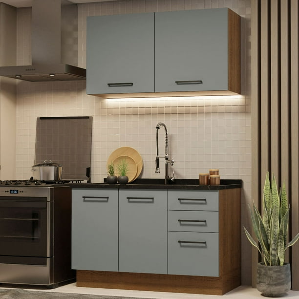 Cocina Integral Completa Modular Madesa Agata 120cm MG 01