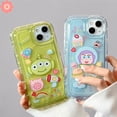 thumbnail image 2 of Funda De Teléfono Linda Toy Story Alien Buzz Lightyear Compatible Con iPhone 11 13 12 Pro MAX 14 XR 7plus 7 8 6 6S Plus X XS Airbag A Prueba De Golpes Pegatina De Dibujos Animados Transparente Cubiert Gao Jiahui unisex, 2 of 2