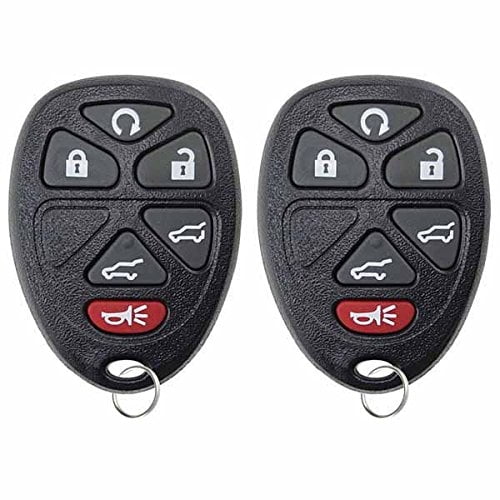2 PACK KeylessOption Keyless Entry Remote Control Car Key Fob Replacement 15913427 OUC60270 for