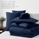 thumbnail image 5 of Juego de edredón CozyLux California King Size, azul, 7 piezas, 5 of 6