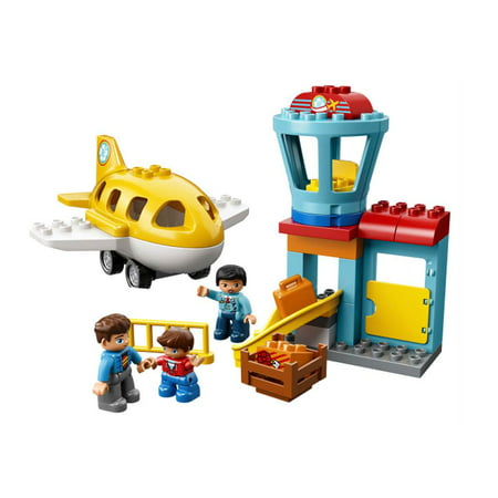 LEGO DUPLO 29 Piece Town Airport Travel Building Kit Toddler Playset (2