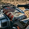 thumbnail image 3 of Uorisanigo ATV Seat Cover, Waterproof Bald Eagle American Flag Cover for ATV Compatible with Sportsman/Rancher/Foreman/Scrambler/Kodiak/Polaris Scrambler, 3 of 7