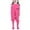 7#Hot Pink, variant on AUNVITO Unisex PVC Waders Full Body Waterproof Fishing & Beach Combing Overalls Durable Waterproof Suit for Kids