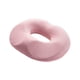 thumbnail image 5 of Cojín para silla de oficina, cojín para asiento de automóvil, almohada ergonómica portátil con forma de dona, cojín para coxis para viajes de espalda Rosa, 5 of 10