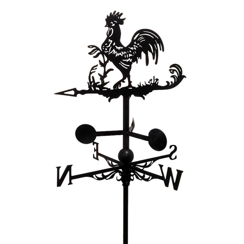 Rooster Weather Vane Weather Vane Wind Direction Indicator Retro Roof