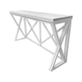 thumbnail image 6 of Contemporary Home Living Rectangular Flip Top Bar Table - 70.75" - White, 6 of 9