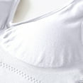 thumbnail image 5 of Fabrcox Womens Sports Bras No Underwire Sports Bralettes with Removable Pads Comfortable Workout Fitness Yoga Full Coverage Bras White 48, 5 of 5