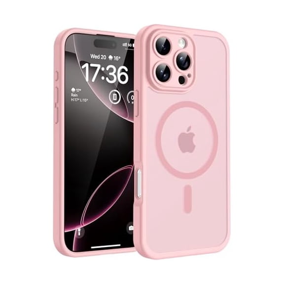 Eryueer for Phone 16 Pro Max Case, Compatible with Magsafe Charger, Full Camera Protection, Drop Protection, Translucent Matte Phone Case for iPhone 16 Pro Max 6.9 inch