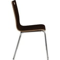thumbnail image 4 of (Pack of 4) NPS Bushwick Café Chair, Espresso, 4 of 8