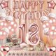 thumbnail image 5 of 18th Birthday Balloons, 18th Birthday Balloons, 18th Birthday Decorations Girl, 18th Birthday Decorations, Pink Balloon Happy Birthday Kit, 5 of 5