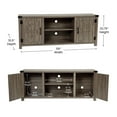 thumbnail image 6 of Flash Furniture Ayrith 1 Shelf Modern TV Stand, Gray Wash Oak, 6 of 15