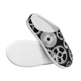 thumbnail image 3 of Picia Metallic Gears for Women's Lamb-hug Comfy Fleece House Slippers Memory Foam, Slip-on House Shoes Indoor Outdoor-40/41, 3 of 7