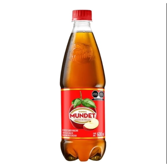Refresco Sidral Mundet sabor manzana de 600 ml