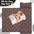 thumbnail image 4 of Dark Christmas Drink and Cookie Pattern Toddler Nap Mats for Kids Preschool,50"x20" Sleeping Mat Bag or Kids,Toddler Sleeping Bag,Toddler Nap Mat or Daycare, 4 of 6