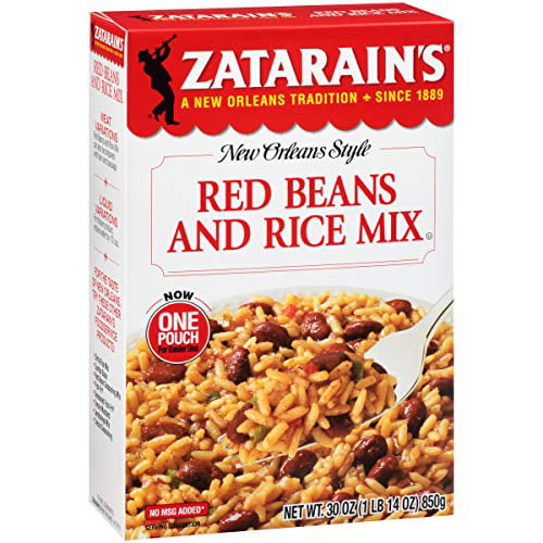 Zatarain's Red Beans and Rice Mix, 30 oz - Walmart.com