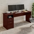thumbnail image 2 of Pemberly Row 72"W Computer Desk with Drawers in Harvest Cherry, 2 of 6