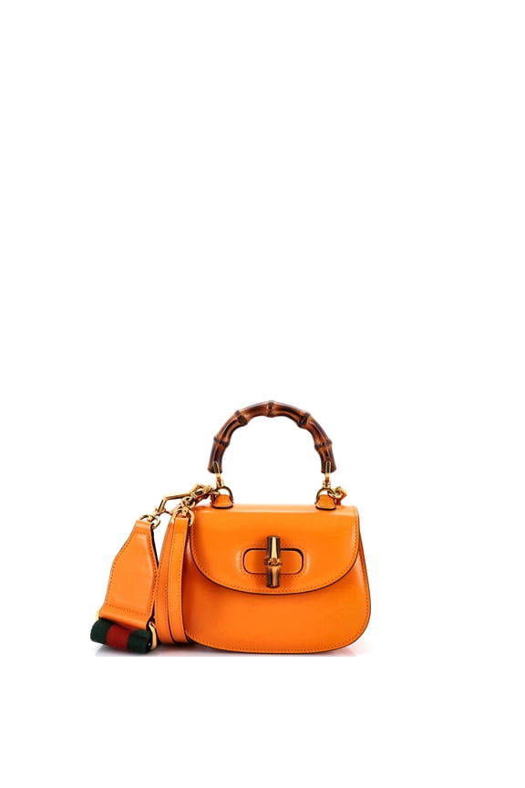 Pre-Owned Bamboo 1947 Top Handle Bag Leather Mini By Rebag
