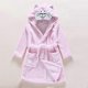 thumbnail image 3 of Children's Bathrobes Sleepwear Boy Girl Bathrobe Ultra Soft and Lightweight Hooded Bath Towel 2-9 Years, White Rabbit, 3 of 5