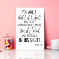 thumbnail image 4 of Christian Bible Verse Wall Art Canvas,You Are A Child of God Quote Motivational Canvas Prints Framed Wall Art for Children Nursery Room Wall Décor, 4 of 5
