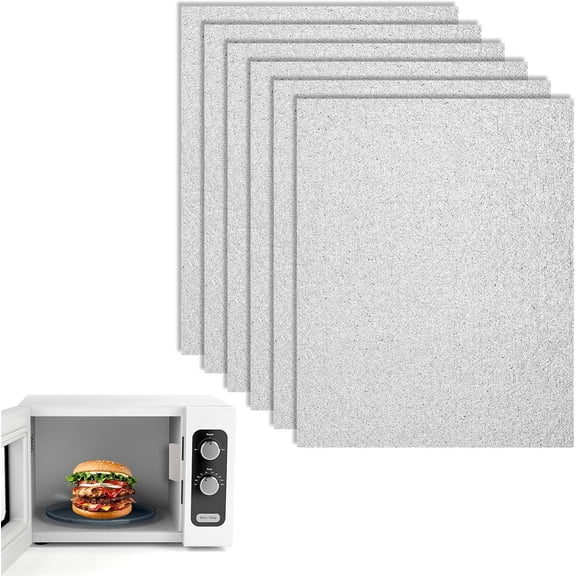Tutuviw 6 Pack Microwave Oven Mica Wave Guide Cover Sheet,Universal Mica Wave Guide Covers,Mica Plates Sheets,Replacement Plates for Microwave Oven,Home Appliances,Microwave Oven Repairing Part