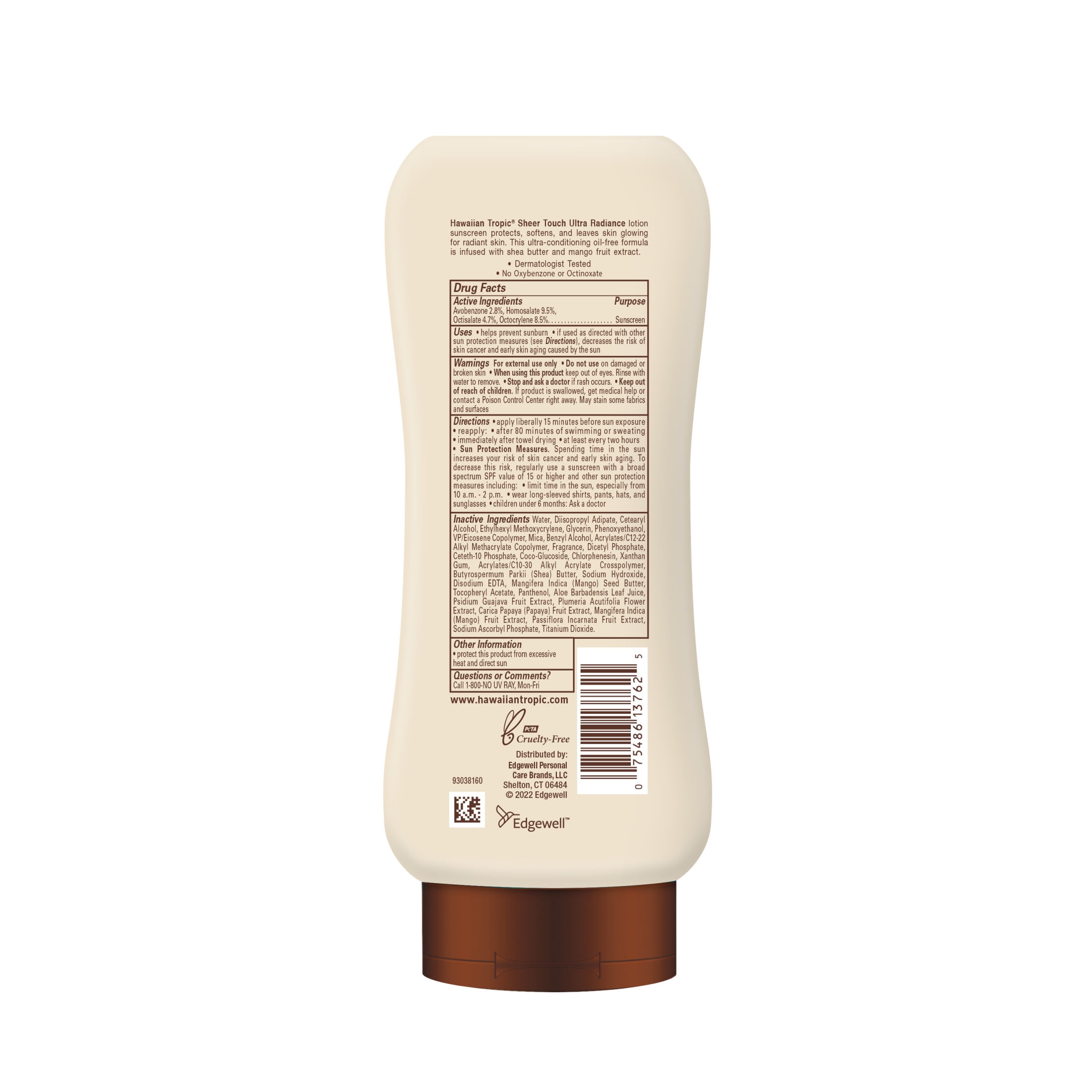 Hawaiian Tropic Sheer Touch Sunscreen Lotion, SPF 70, 8 fl oz