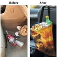 thumbnail image 6 of Yuyamidu Wolf Car Trash Bag Small Wastebasket Holder Collapsible Auto Storage Bag Hanging Trash Bin Accessories Van Waterproof Car Garbage Bag for Back Seat, 6 of 7