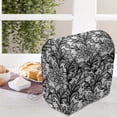 thumbnail image 3 of Leaf Stand Mixer Cover, Lace Style Graphic Ornament in Black and White Vintage Style Design with Gothic Look, Kitchen Appliance Organizer Bag Cover with Pockets, 5 Quarts, Black White, by Ambesonne, 3 of 4