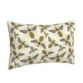thumbnail image 2 of Daiia Flying Bees1 Bedding Waterproof Pillow Protector Zippered Queen – Bed Bug Proof Pillow Encasement-20"x30", 2 of 9