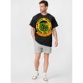 thumbnail image 1 of 1 Pce T-shirt Imprimé Dessin Animé pour Hommes, Confortable et Extensible, Activités Extérieures d'Été, Rue, Col Rond, T-shirt Décontracté, Cadeau, clot d'Été, 1 of 7